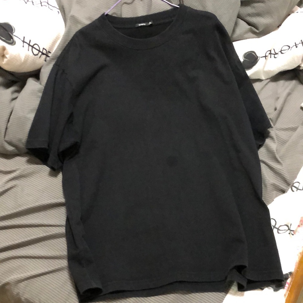 Women's black T-shirt short-sleeved fashion casual
